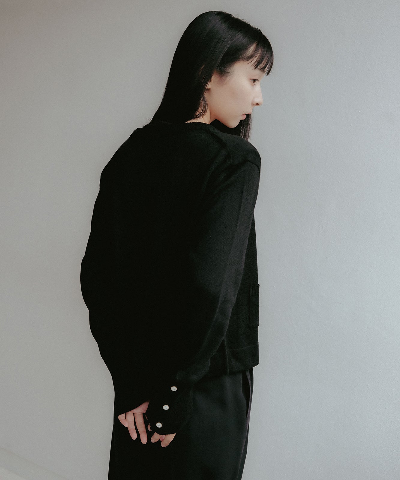 ≪通常販売≫crew neck cardigan(クルーネックカーディガン)