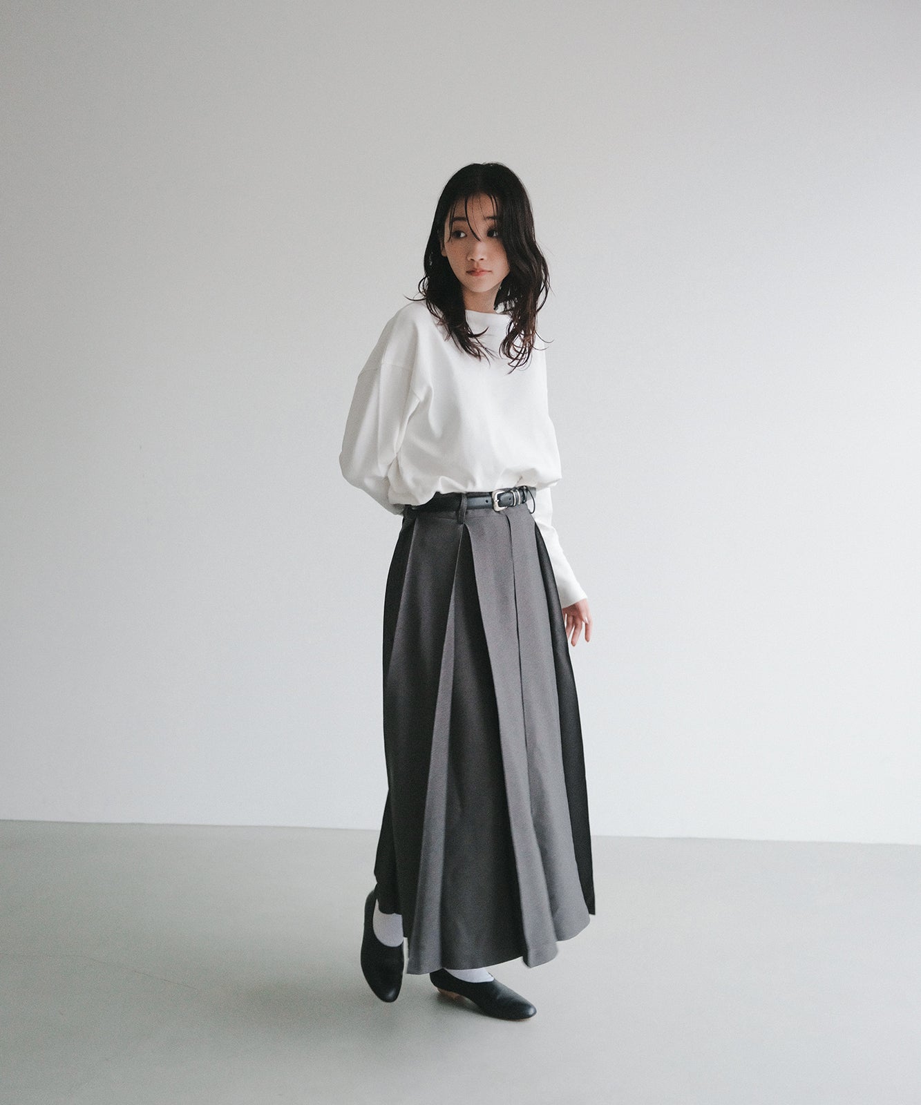 ≪予約販売≫primitive tuck skirt（プリミティブタックスカート）≪10月26日21:00販売開始≫≪1月31日発送予定≫