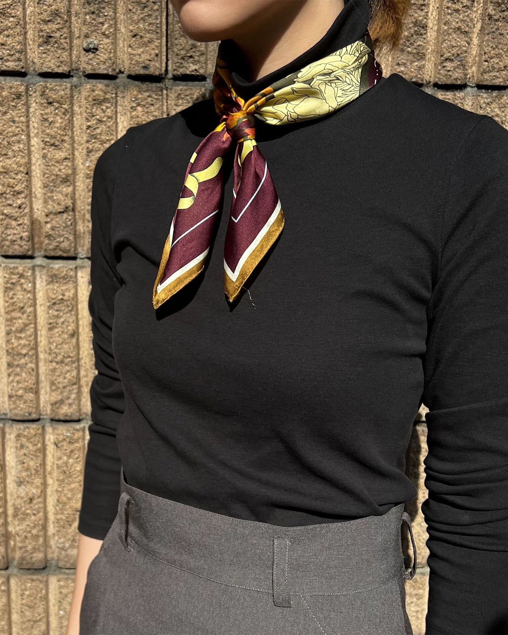 ≪在庫販売≫silk scarf 