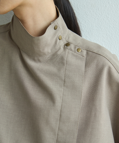≪通常販売≫high neck primitive flap blouse（ハイネックプリミティブフラップブラウス）≪2025年5月27日15:00販売開始≫