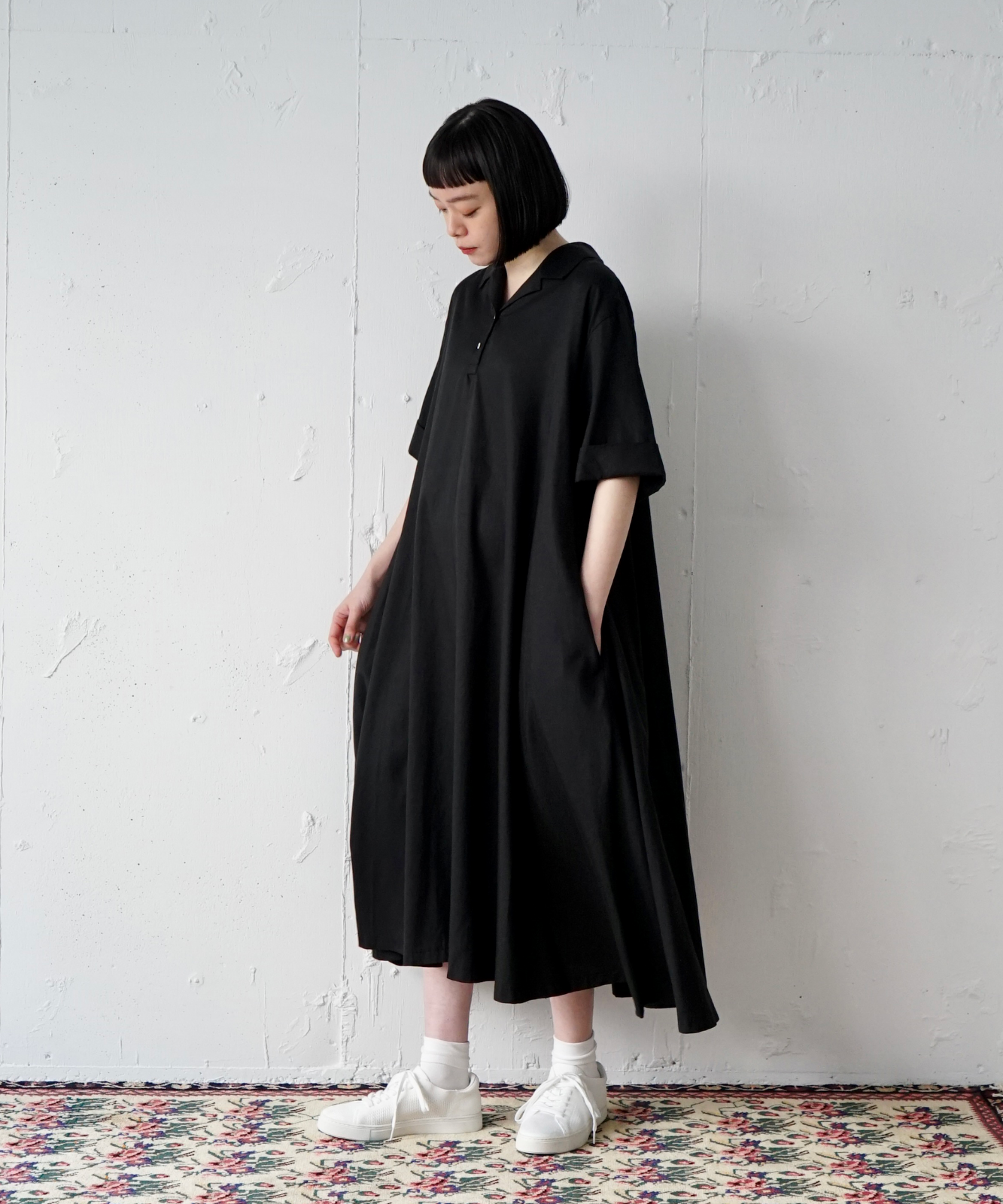 新品未使用】foufou black linen dress | www.150.illinois.edu