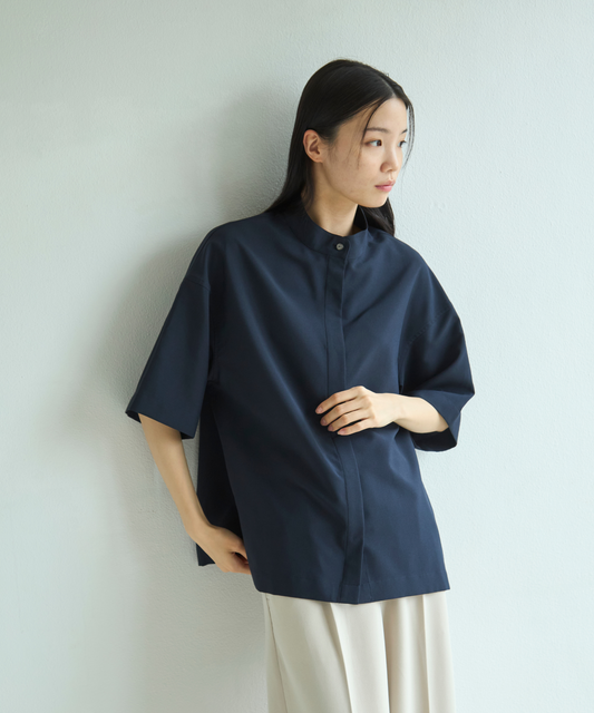 ≪通常販売≫standcollar easy blouse（スタンドカラーイージーブラウス）≪2025年6月10日15:00販売開始≫