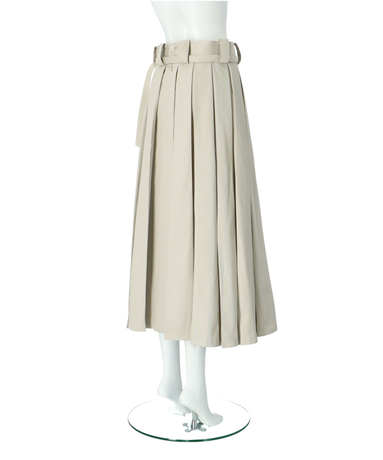 super tuck long skirt（スーパータックロングスカート） Sロングスカート - ロングスカート