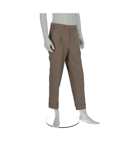 ≪在庫販売≫【Men's】adjust straight pants [linen]（アジャストストレートパンツ [リネン]）
