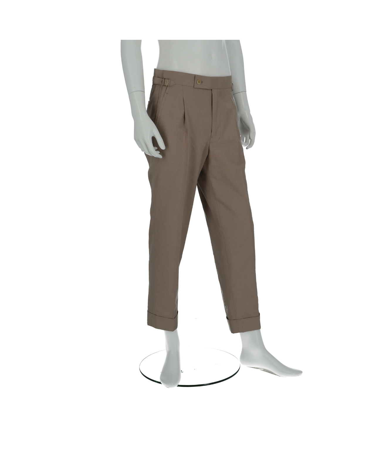 ≪在庫販売≫【Men's】adjust straight pants [linen]（アジャスト