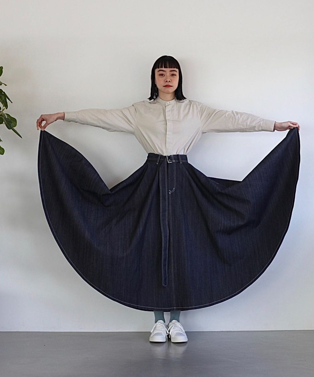 ≪通常販売≫super flare denim skirt（スーパーフレアデニムスカート） ≪2025年3月11日15:00販売開始≫