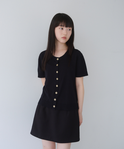 ≪通常販売≫Gold button cotton cardigan（ゴールドボタンコットンカーディガン）