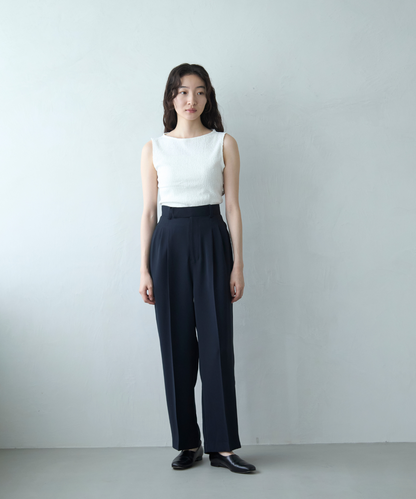 ≪通常販売≫toro tuck slacks（トロタックスラックス）- ネイビー -