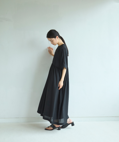 ≪通常販売≫dolman sleeve gather one piece（ドルマンスリーブギャザーワンピース）