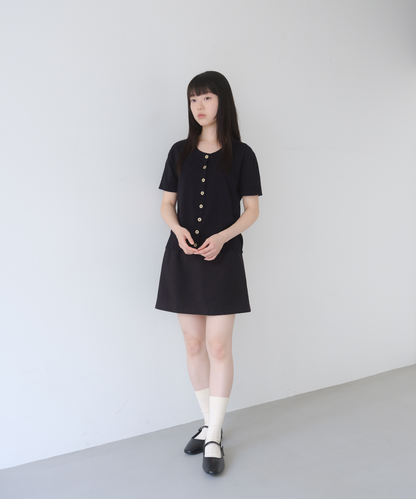 ≪通常販売≫Gold button cotton cardigan（ゴールドボタンコットンカーディガン）