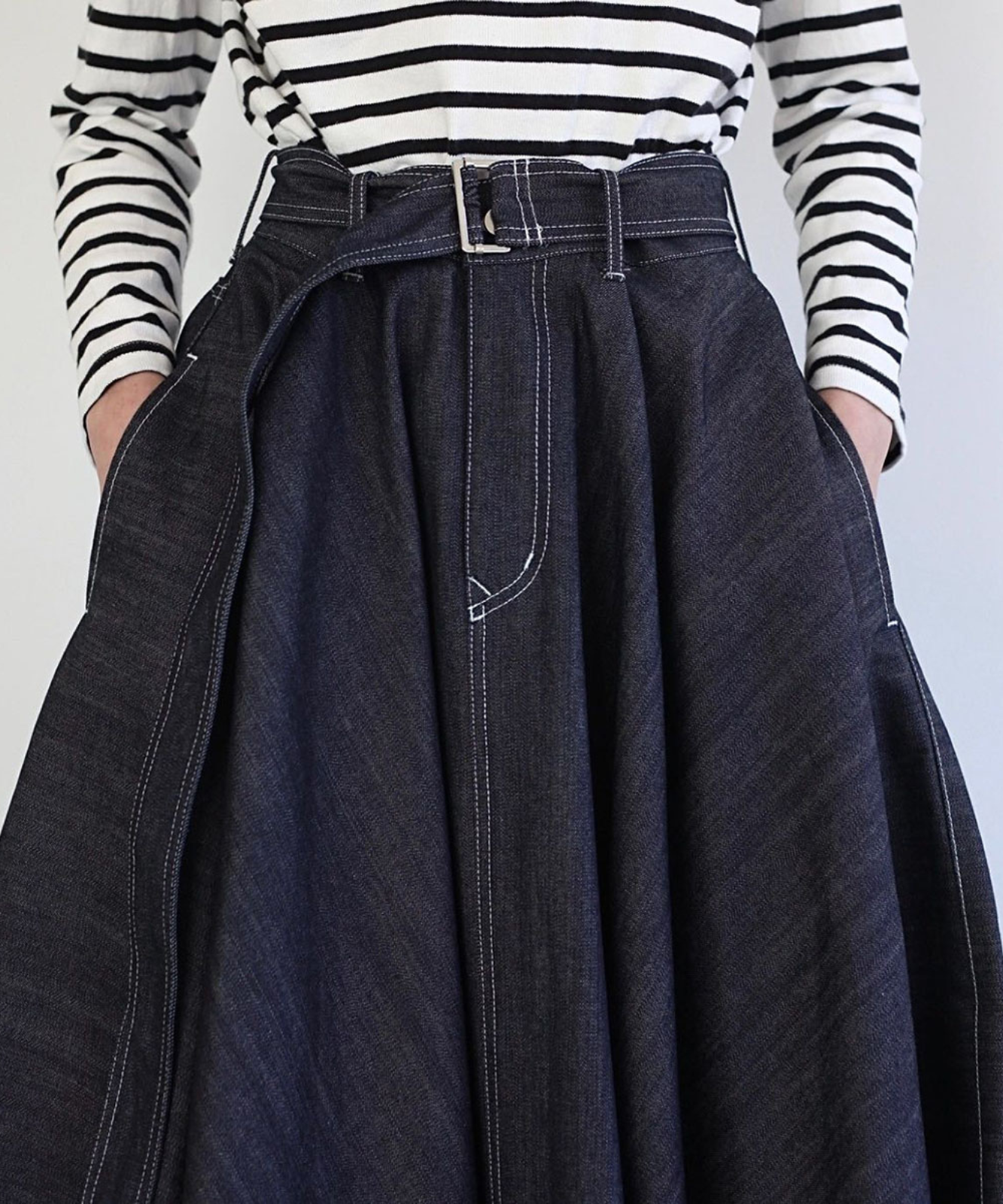 ≪通常販売≫super flare denim skirt（スーパーフレアデニムスカート） ≪2025年3月11日15:00販売開始≫