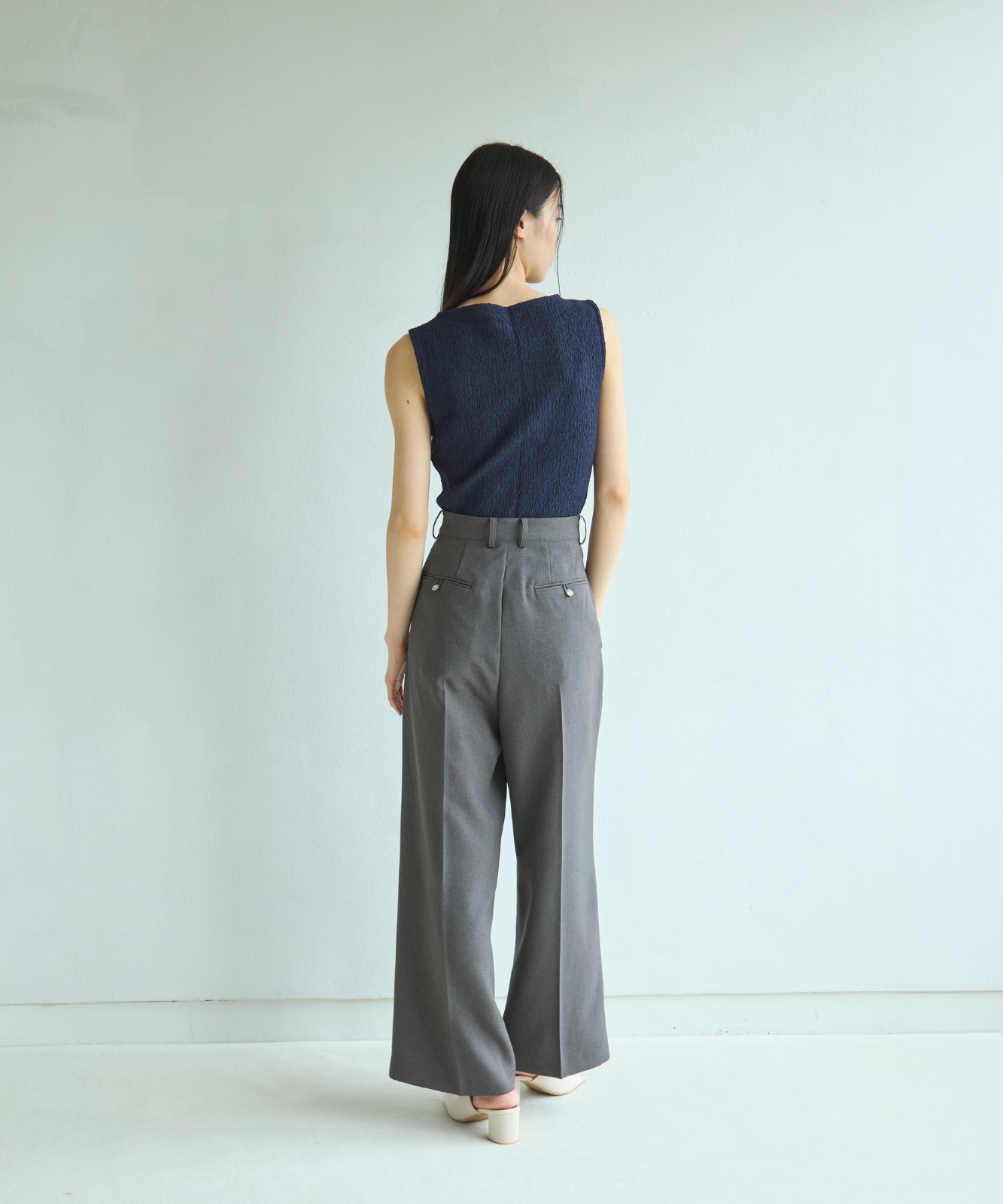 ≪通常販売≫two tuck slacks(ツータックスラックス) – THE MUSEUM ≪通常販売≫two tuck slacks(ツータックスラックス) – THE MUSEUM