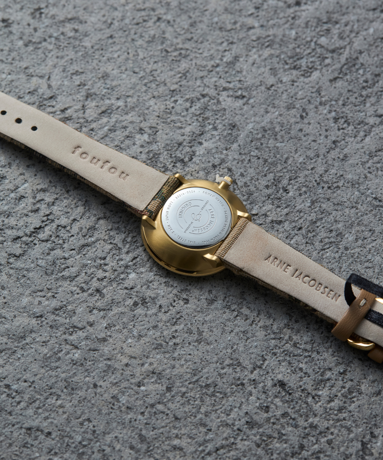 ≪通常販売≫ARNE JACOBSEN × foufou "ROMAN" WATCH - jacquard belt "viatic" -≪2025年9月16日15:00販売開始≫