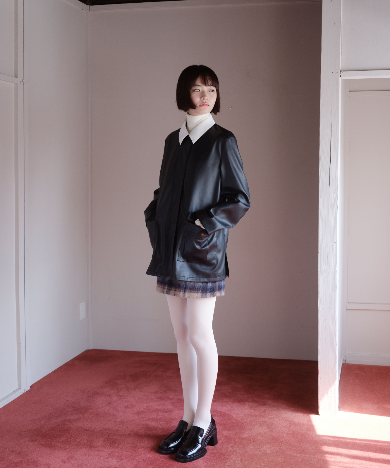 ≪通常販売≫bicolor leather jacket(バイカラーレザージャケット ≪通常販売≫bicolor leather jacket(バイカラーレザージャケット
