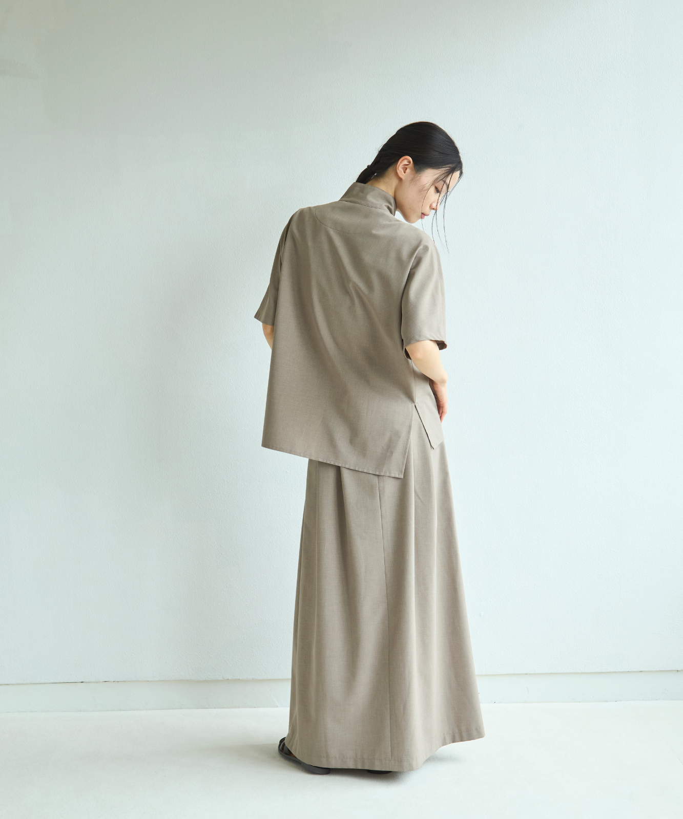 ≪通常販売≫high neck primitive flap blouse（ハイネックプリミティブフラップブラウス）≪2025年5月27日15:00販売開始≫