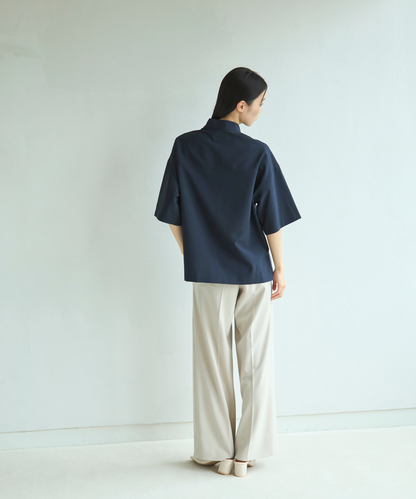 ≪通常販売≫standcollar easy blouse（スタンドカラーイージーブラウス）