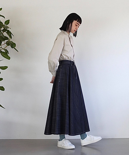 ≪通常販売≫super flare denim skirt（スーパーフレアデニムスカート） ≪2025年3月11日15:00販売開始≫