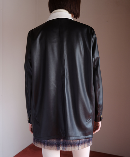 ≪通常販売≫bicolor leather jacket（バイカラーレザージャケット）≪2025年10月17日12:00販売開始≫