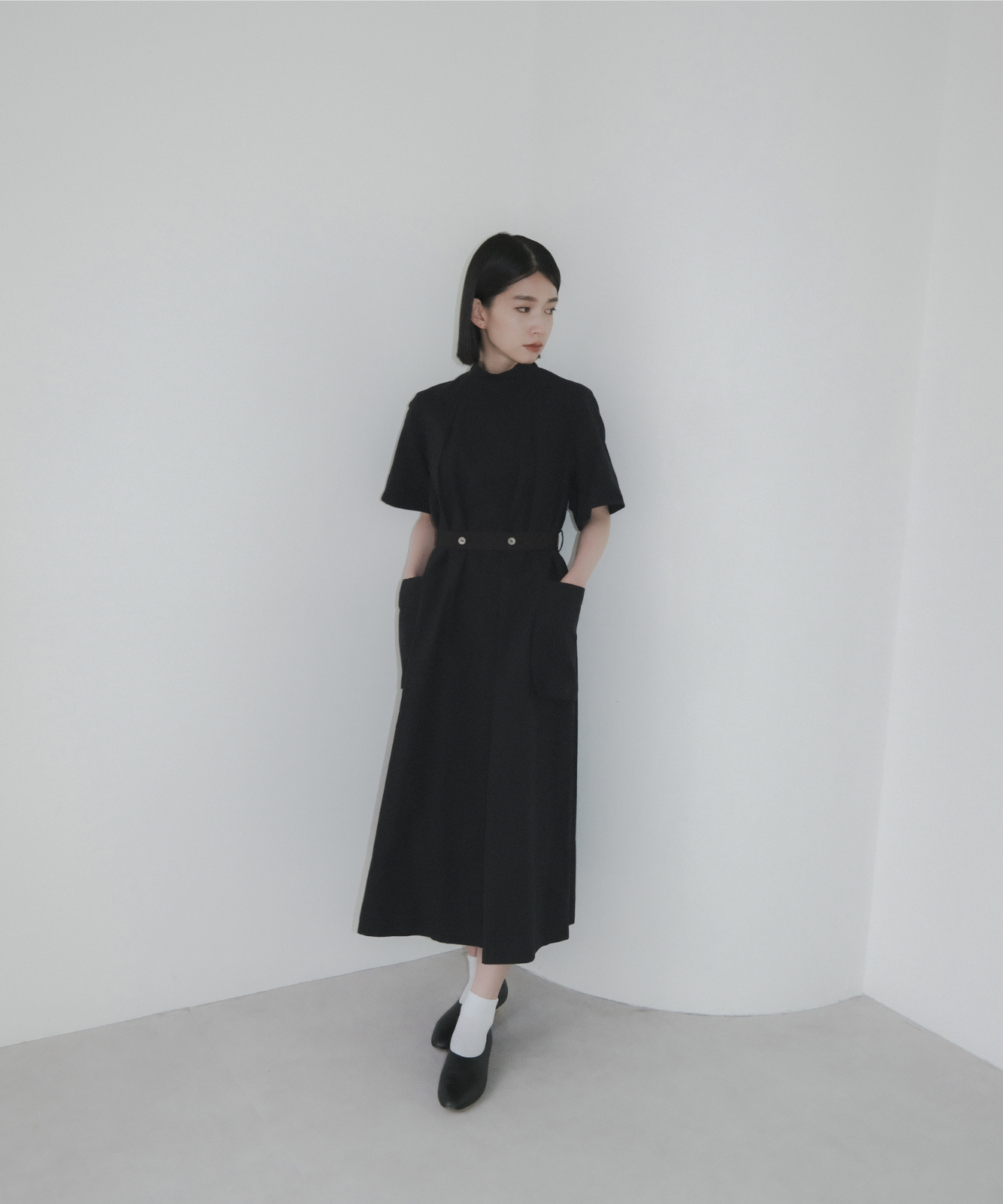 ≪在庫販売≫【THE DRESS #21】de medical high neck dress（ドイツメディカルハイネックドレス）