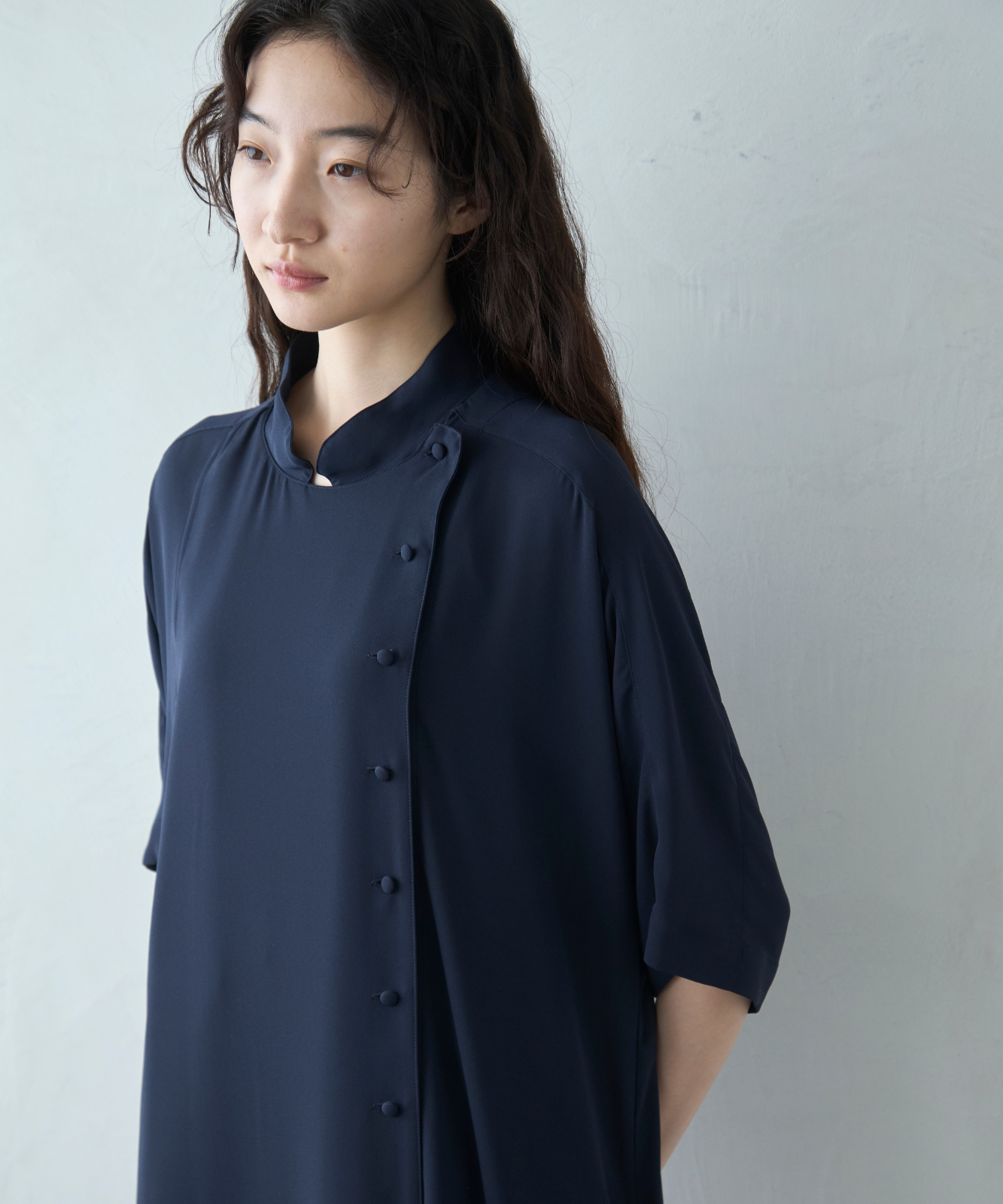 ≪通常販売≫georgette wrap onepiece（ジョーゼットラップ