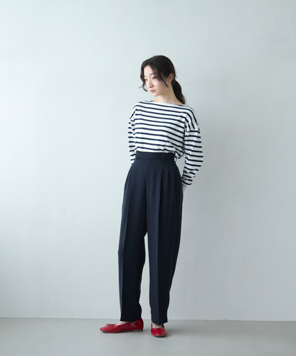 ≪通常販売≫toro tuck slacks（トロタックスラックス）- ネイビー -