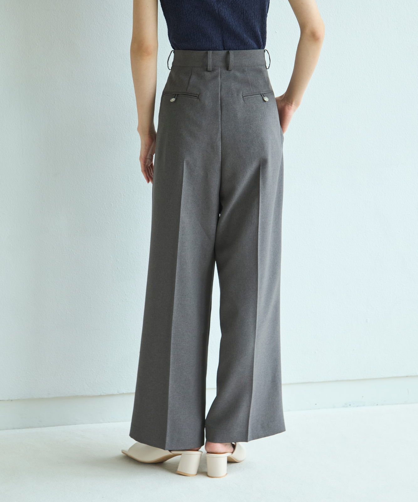 ≪通常販売≫two tuck slacks(ツータックスラックス) – THE MUSEUM ≪通常販売≫two tuck slacks(ツータックスラックス) – THE MUSEUM