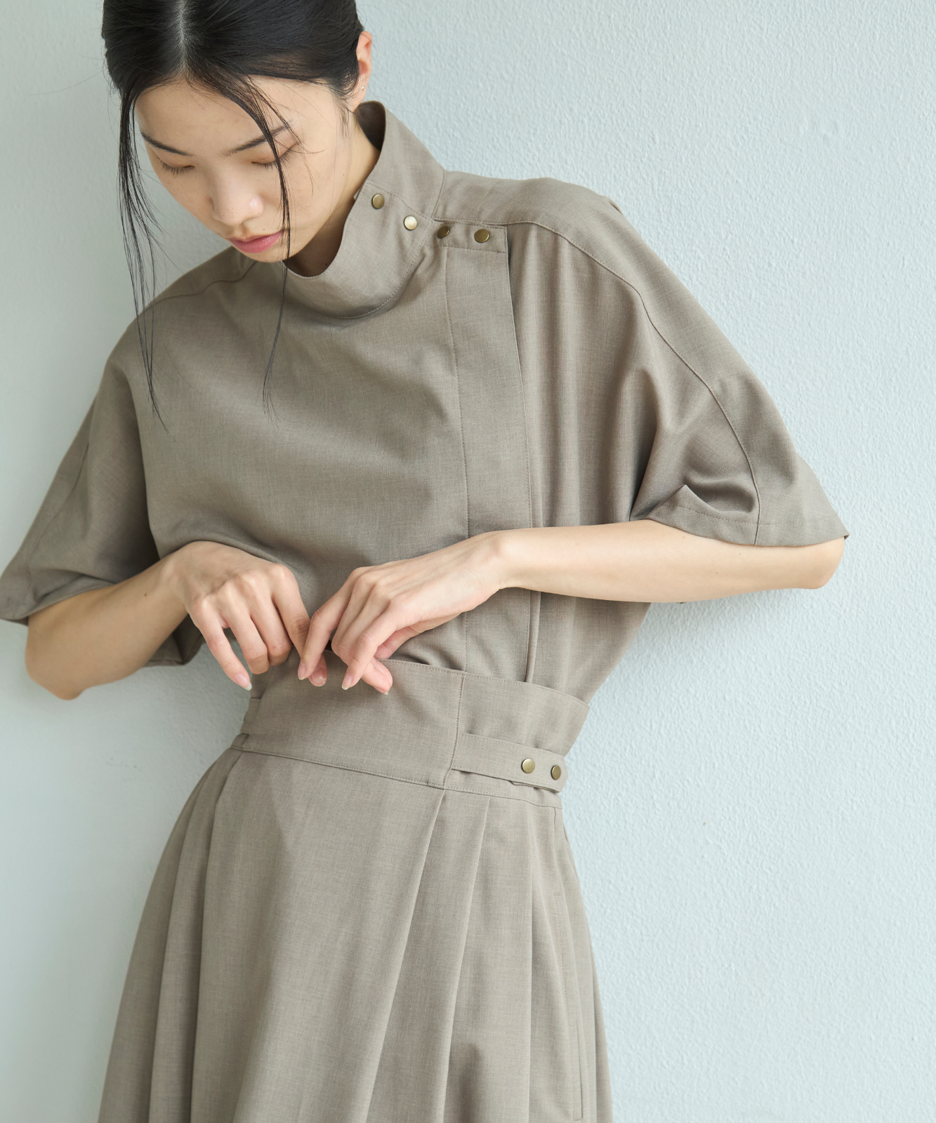≪通常販売≫high neck primitive flap blouse(ハイネック ≪通常販売≫high neck primitive flap blouse(ハイネック