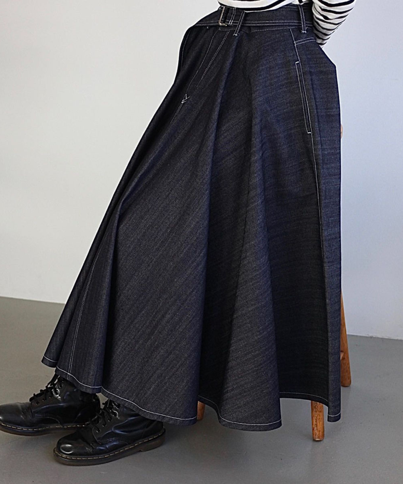 ≪通常販売≫super flare denim skirt（スーパーフレアデニムスカート） ≪2025年3月11日15:00販売開始≫