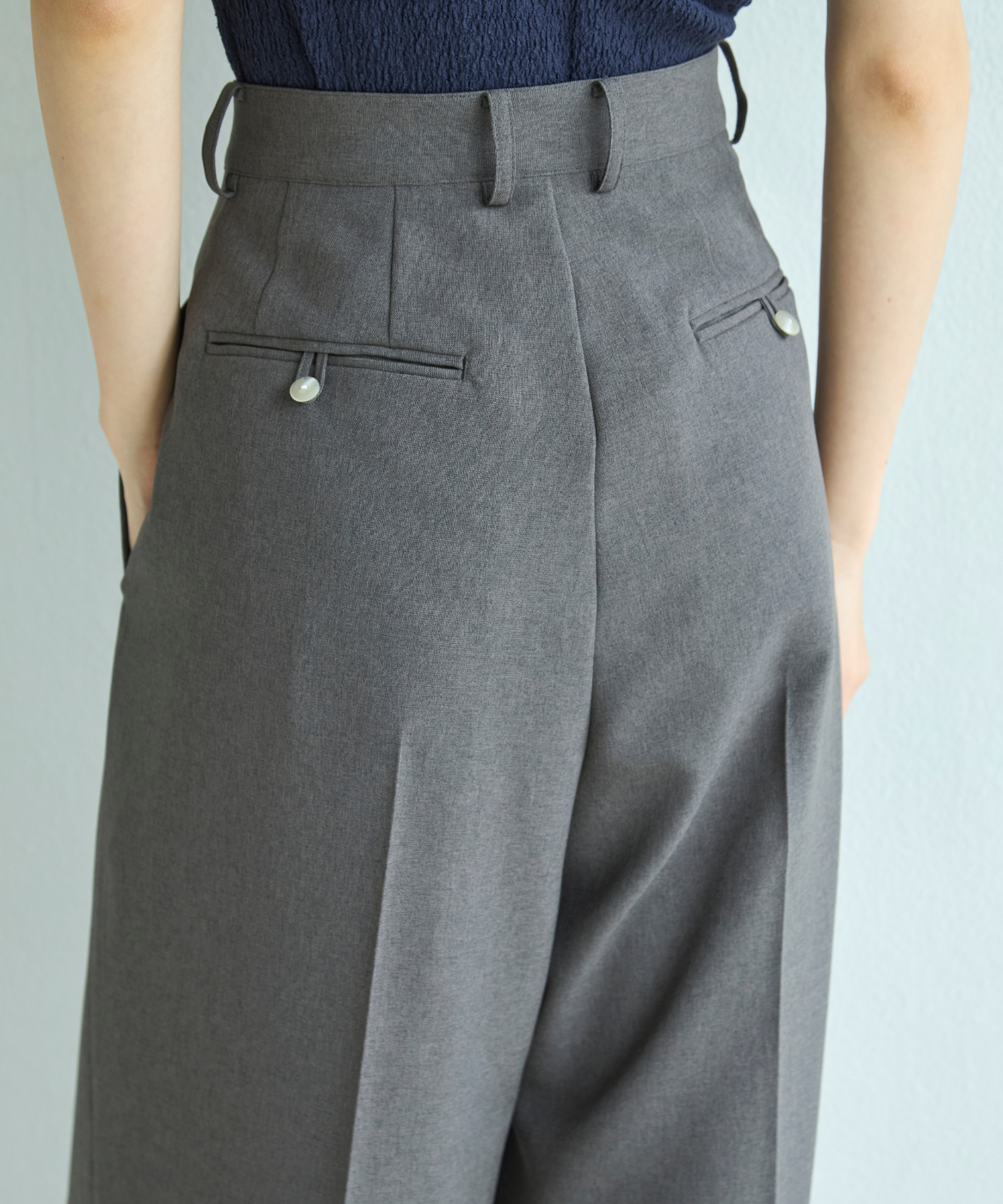 ≪通常販売≫two tuck slacks(ツータックスラックス) – THE MUSEUM ≪通常販売≫two tuck slacks(ツータックスラックス) – THE MUSEUM