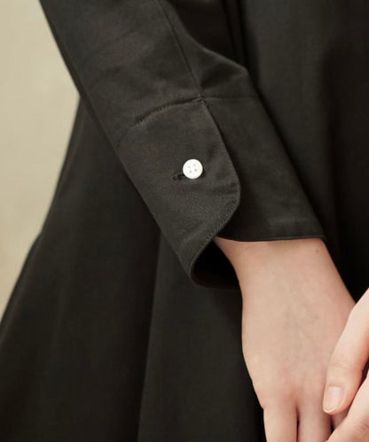 ≪在庫販売≫【THE DRESS #34】round collar flare dress（ラウンドカラーフレアドレス）≪2023年10月4日15:00販売開始≫