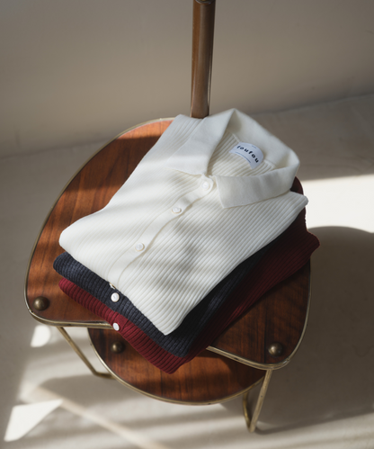≪通常販売≫knit polo cardigan（ニットポロカーディガン）≪2025年8月29日15:00販売開始≫