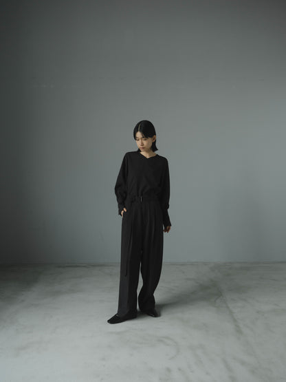 ≪通常販売≫vneck easy long blouse（Vネックイージーロングブラウス）≪2025年8月26日15:00販売開始≫