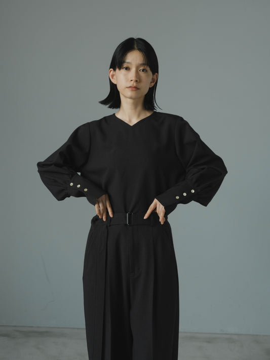 ≪通常販売≫vneck easy long blouse（Vネックイージーロングブラウス）≪2025年8月26日15:00販売開始≫