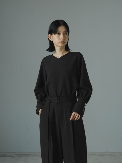 ≪通常販売≫vneck easy long blouse（Vネックイージーロングブラウス）≪2025年8月26日15:00販売開始≫