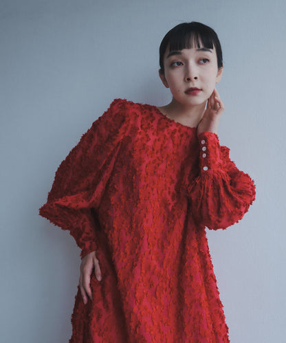 ≪在庫販売≫foufou jacquard dress #03 "prep”（ジャカードドレス#03）≪2023年11月8日15:00販売開始≫