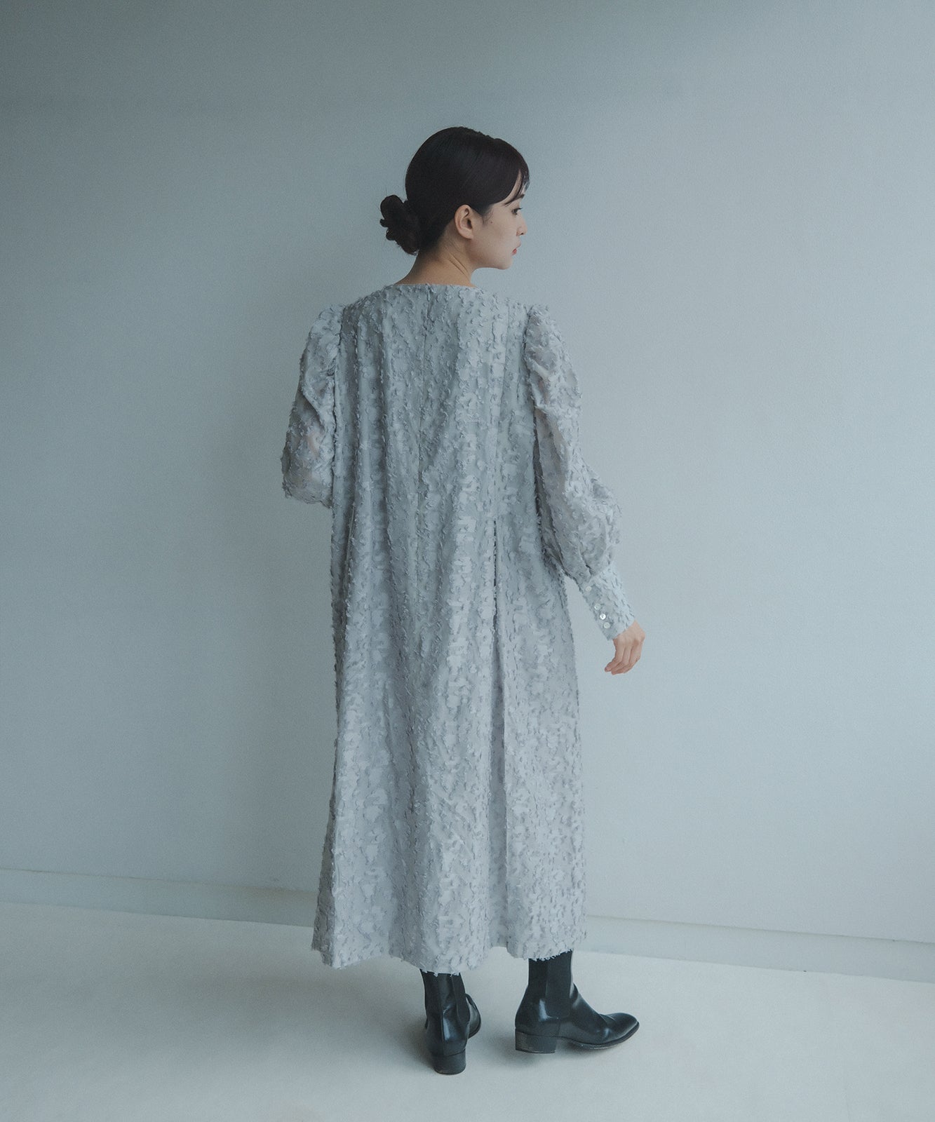 ≪通常販売≫foufou jacquard dress "prep”（ジャカードドレス）