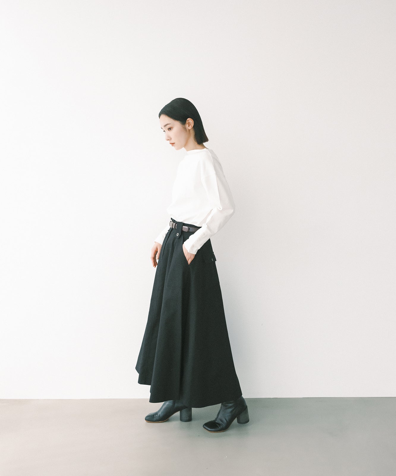 ≪在庫販売≫cotton flare skirt（コットンフレアスカート）≪2023年8月1日19:00販売開始≫