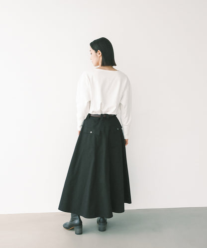 ≪在庫販売≫cotton flare skirt（コットンフレアスカート）