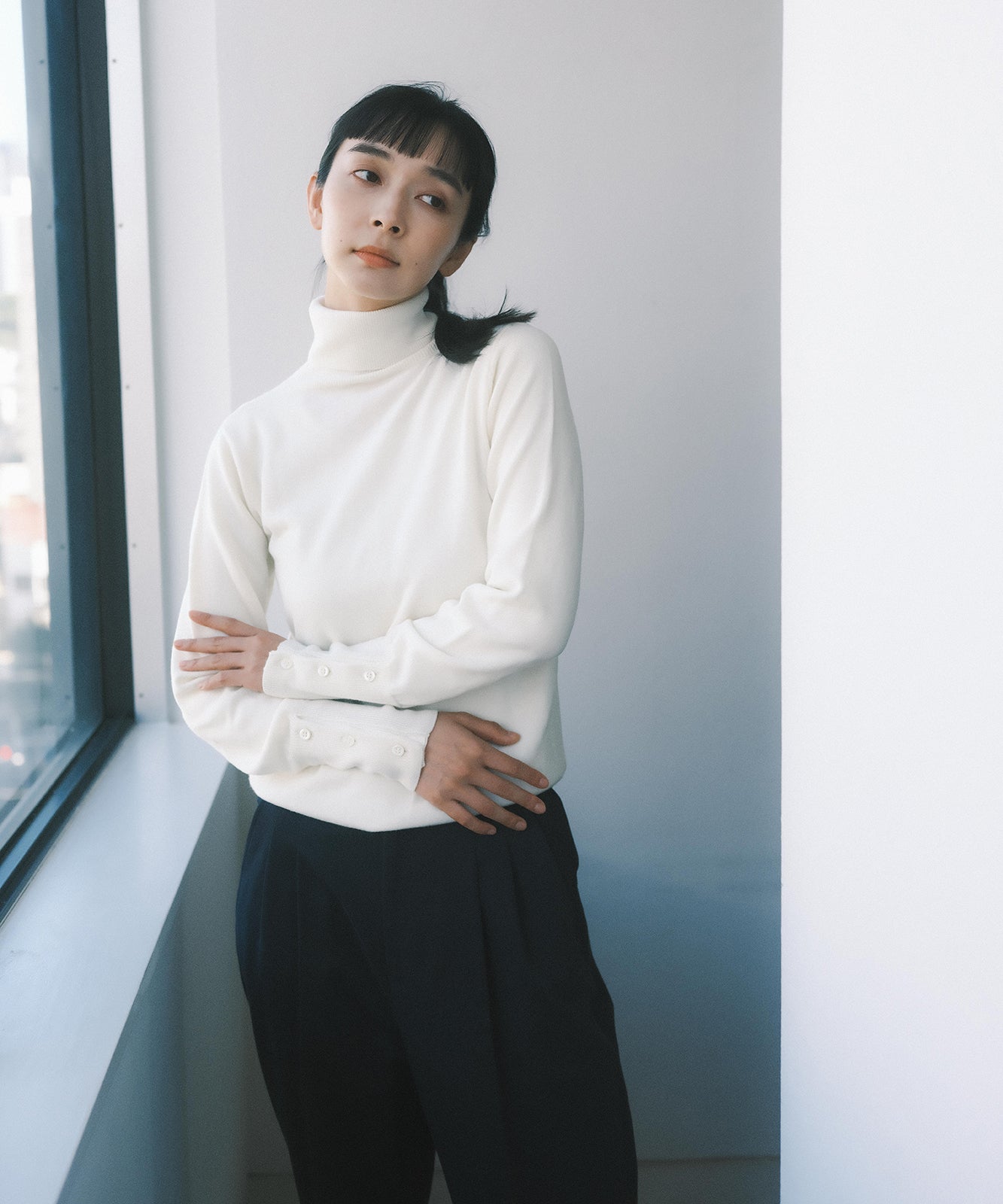 ≪在庫販売≫high gauge turtleneck sweater（ハイゲージ