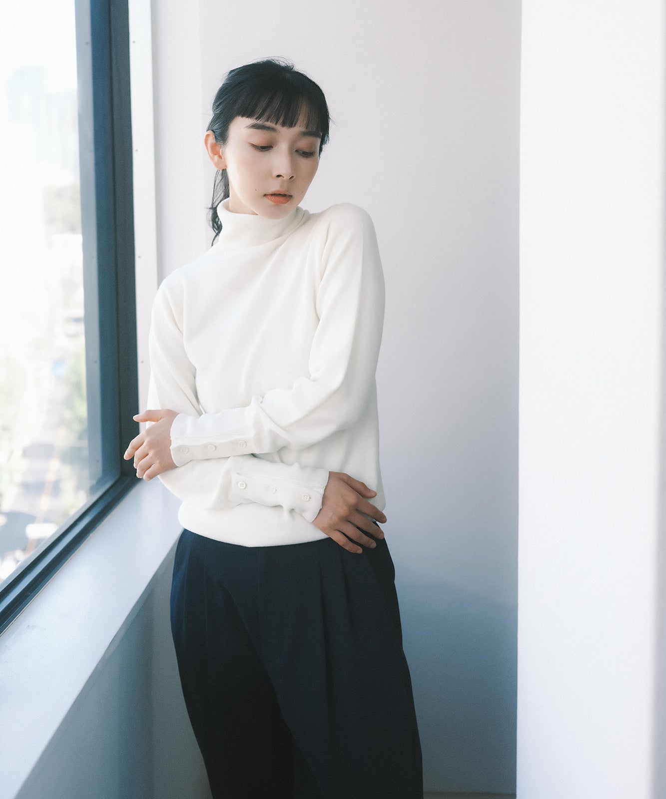 ≪在庫販売≫high gauge turtleneck sweater（ハイゲージ