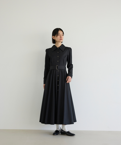 ≪通常販売≫【THE DRESS #18】big collar black button dress（ビッグカラーブラックボタンドレス）≪2026年02月06日12:00販売開始≫