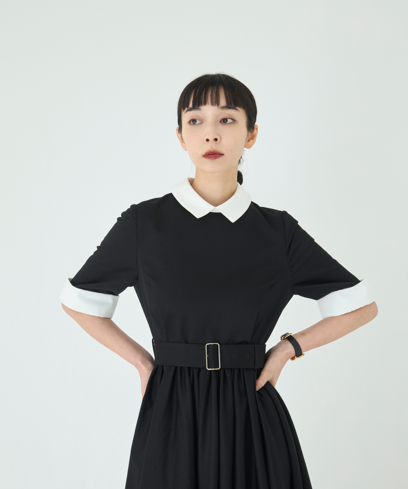 ≪在庫販売≫【THE DRESS #22】bicolor one piece（バイカラーワンピース）