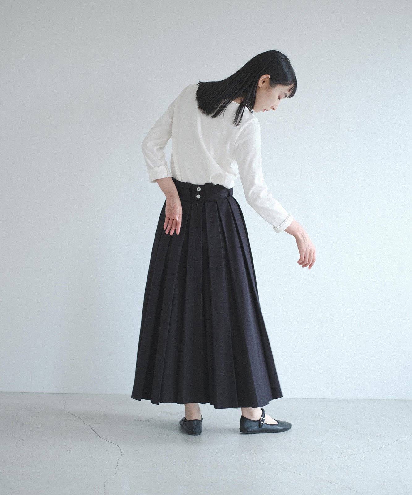 foufou super tuck long skirt