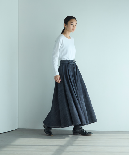 ≪通常販売≫super flare denim skirt（スーパーフレアデニムスカート） ≪2025年3月11日15:00販売開始≫