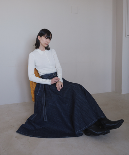 ≪通常販売≫super flare denim skirt（スーパーフレアデニムスカート）≪2025年8月12日15:00販売開始≫