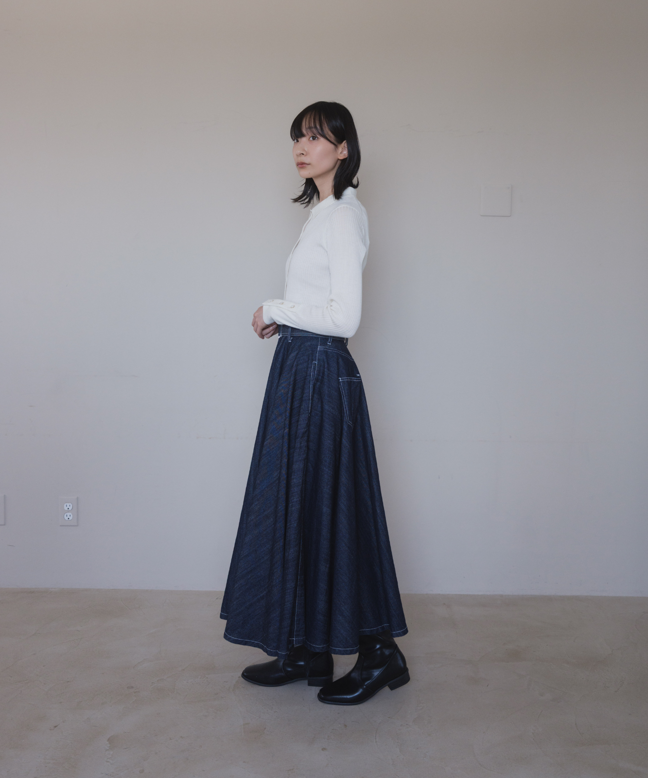 ≪通常販売≫super flare denim skirt(スーパーフレアデニムスカート ≪通常販売≫super flare denim skirt(スーパーフレアデニムスカート