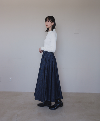 ≪通常販売≫super flare denim skirt（スーパーフレアデニムスカート）≪2025年8月12日15:00販売開始≫