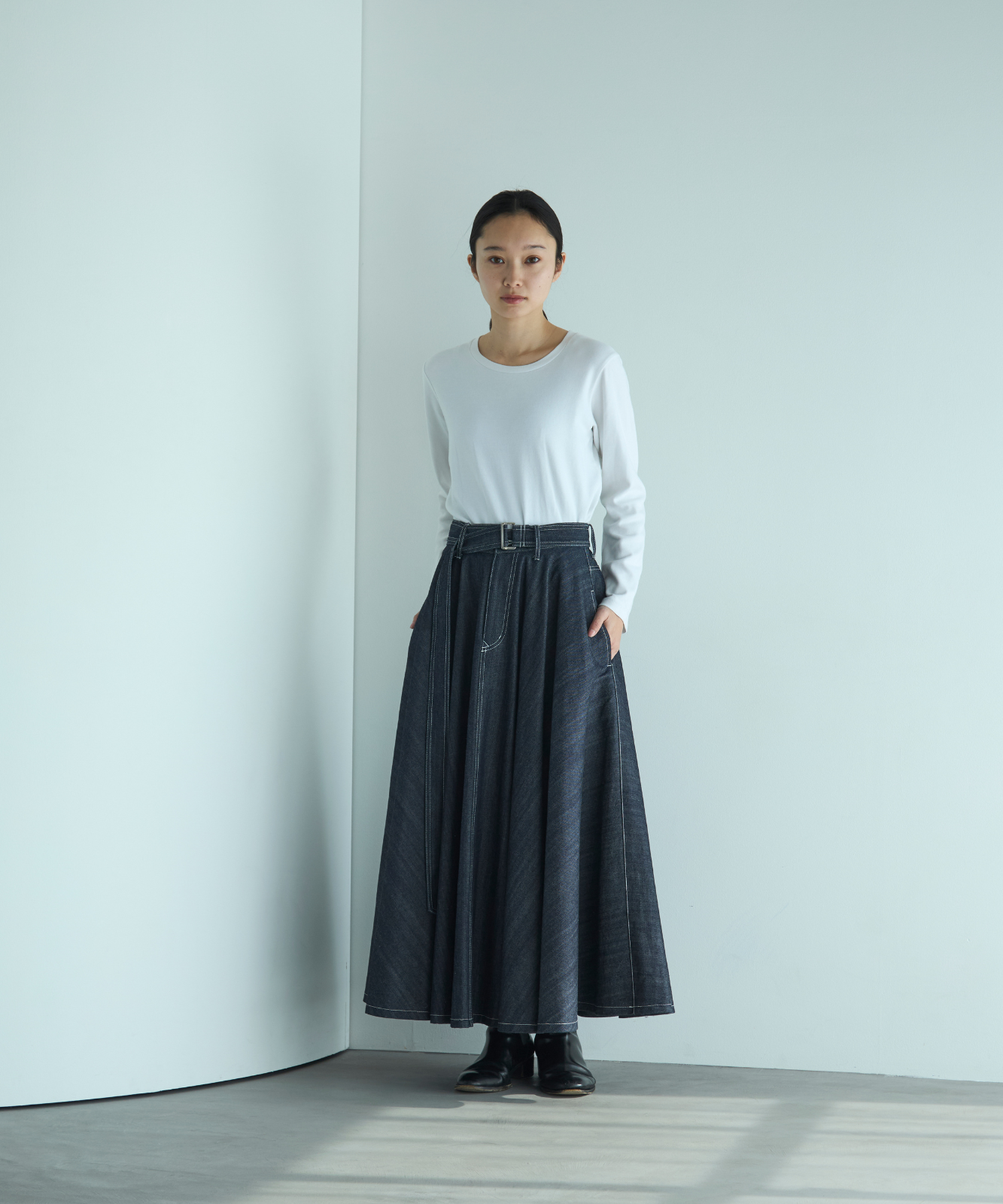 ≪通常販売≫super flare denim skirt(スーパーフレアデニムスカート ≪通常販売≫super flare denim skirt(スーパーフレアデニムスカート