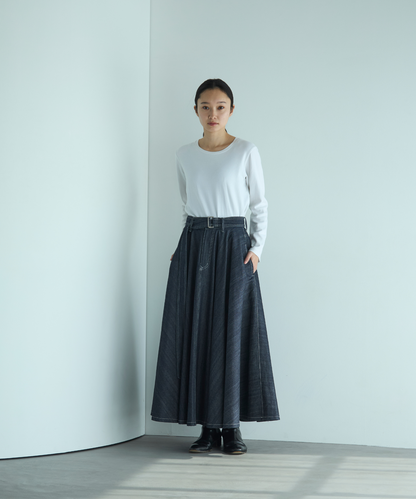 ≪通常販売≫super flare denim skirt（スーパーフレアデニムスカート） ≪2025年3月11日15:00販売開始≫