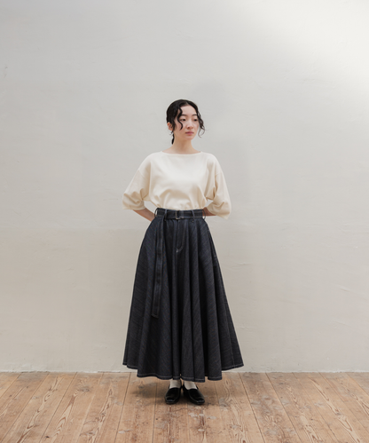 ≪通常販売≫super flare denim skirt（スーパーフレアデニムスカート）